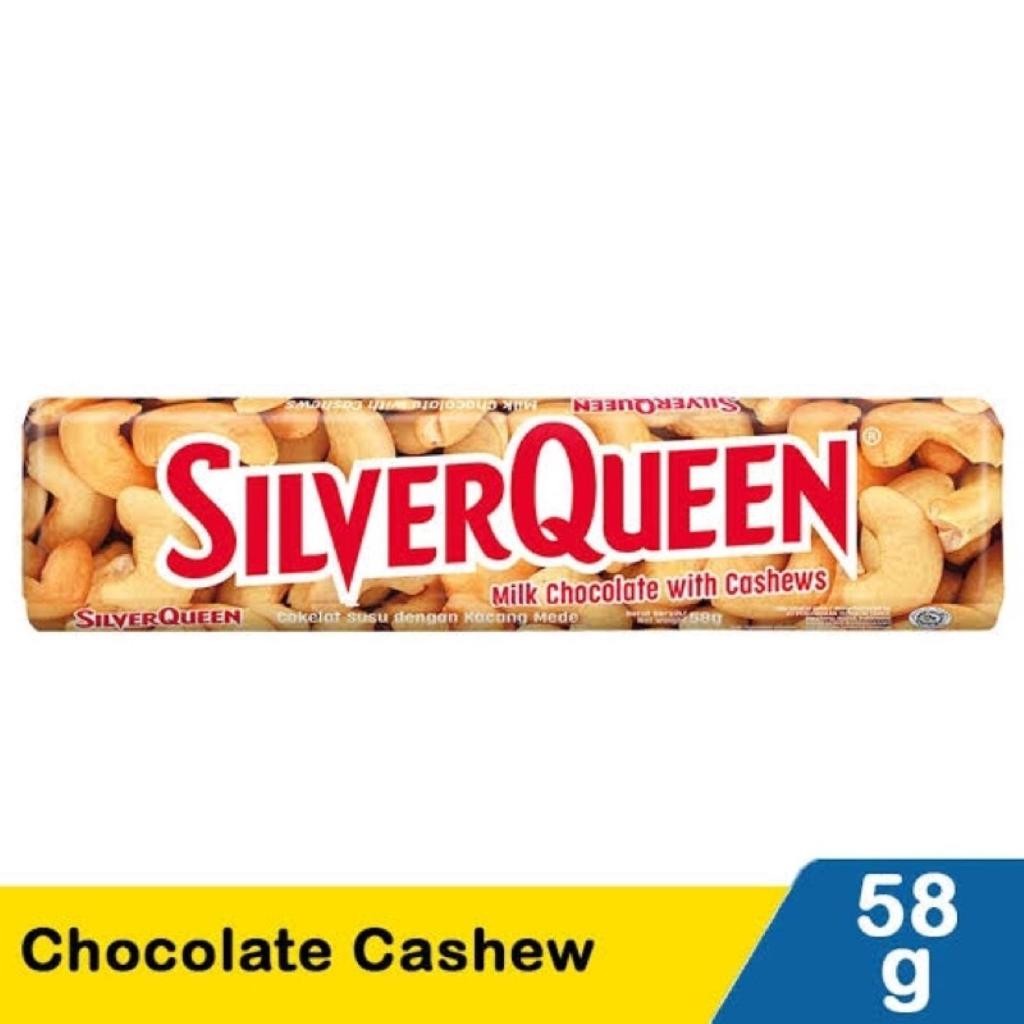 

Cokelat Silverqueen Mede almond 58 Gram 1 pcs