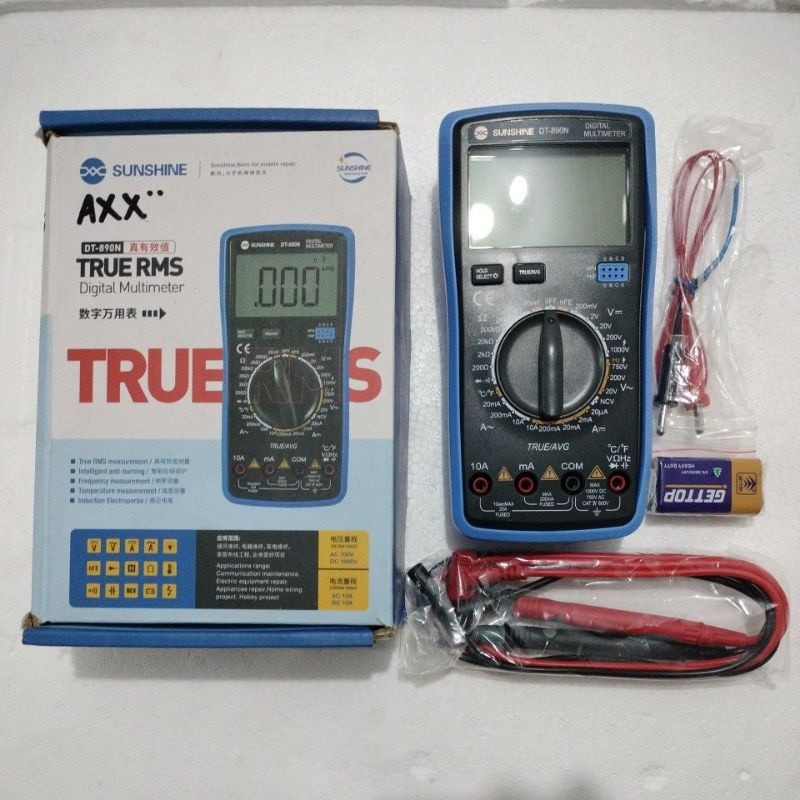 multitester multimeter digital sunsine dt890n