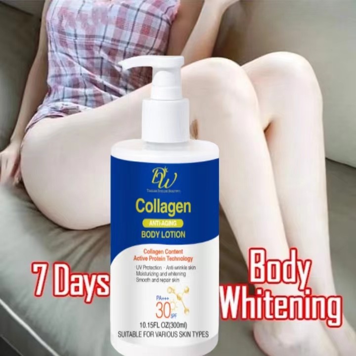 DW Collagen body lotion pemutih handbody pemutih lotion Whitening body pemutih kulit losyen handbody