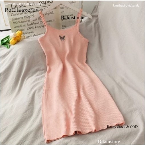 BALQIS DRESS WANITA  HACIE RIB KEREN