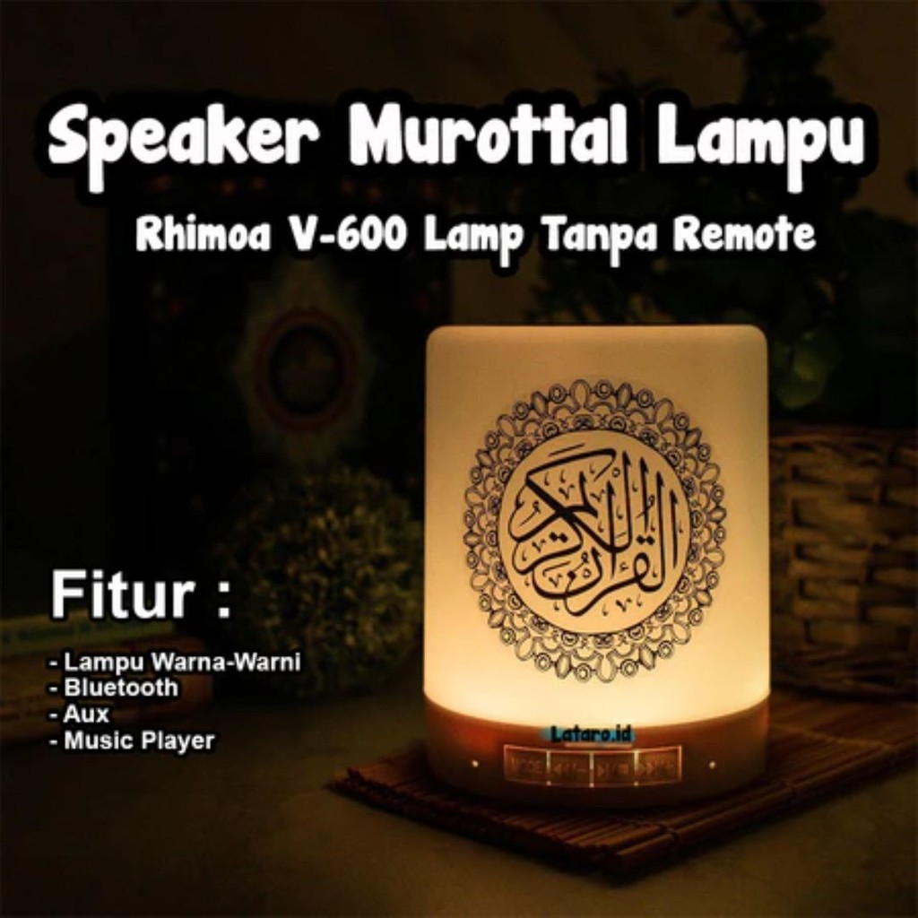 Speaker Murotal Al-Quran Rhimoa V600 Lamp