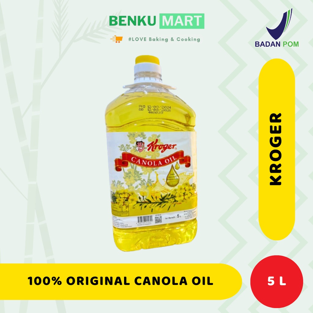 

Canola Oil Kroger 5 Liter | Minyak Kanola 5L