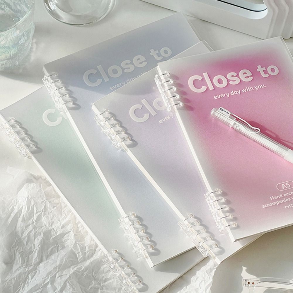 

B5/A5 Loose-Leaf Notebook 60 Sheets Binder Lined Book Kawaii Note Set Korean Stationery School Office Supplies Students Writing