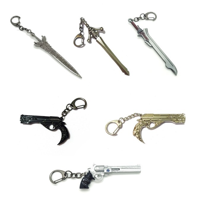 gantungan kunci pedang 12 cm devil may cry dante the rebellion