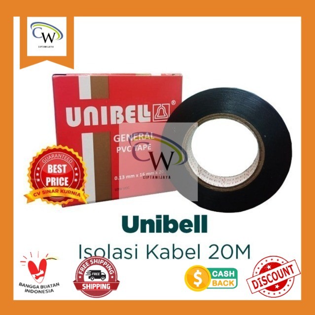 

Lakban Listrik / Isolasi Listrik / Solasi Listrik UNIBELL