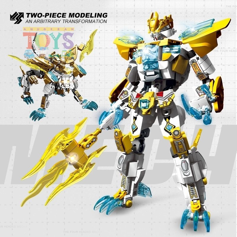 Sembo block 103330 -  Robot White Tiger Armed Forces