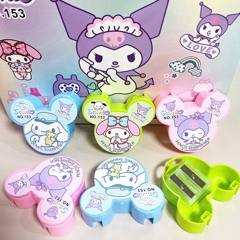 

[GROSIR ATK] RAUTAN PENSIL SERBAGUNA KARAKTER HEAD KAWAII CUTE DENGAN 2 LUBANG RAUTAN