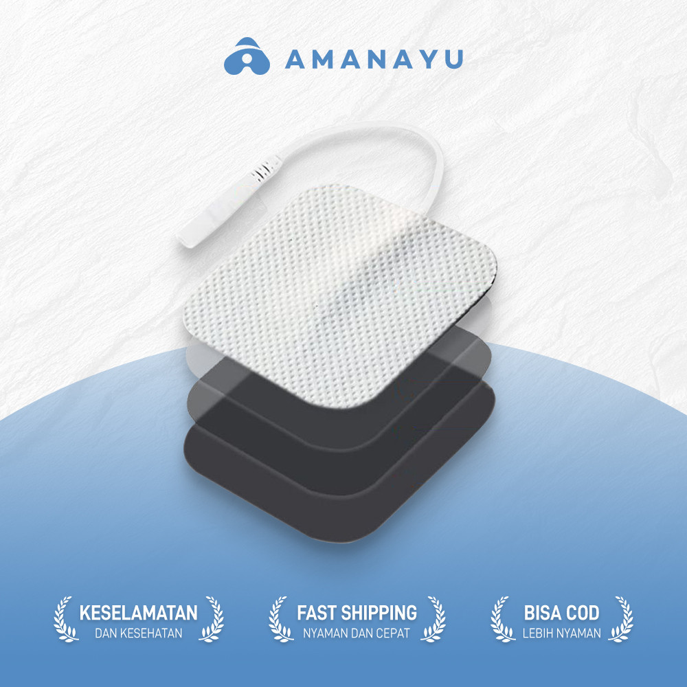 10Pcs Electrode Pad/Gel healthy Pad 4*4/5*5cm TENS EMS Stimulator Fisioterapi Pijat Elektrik Perekat