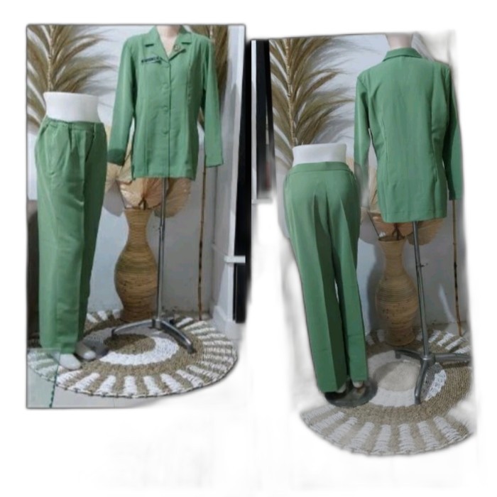 seragam lapangan psl persit sritek wol pusat muslim pendek panjang