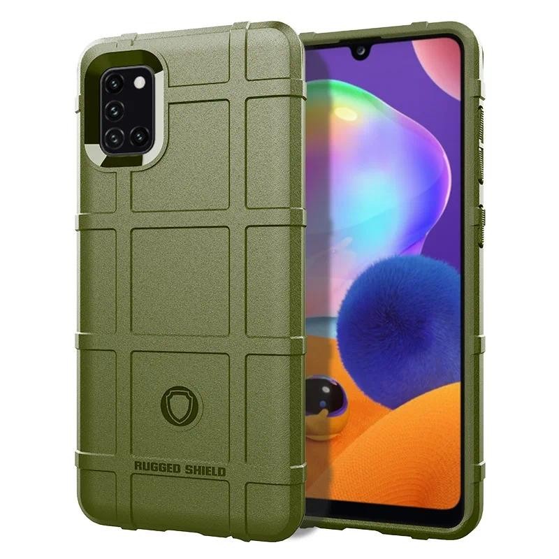 Pelindung Shield Case Untuk Samsung Galaxy A31 A 31 Armor Casing silikon berat untuk galaxy a31 Matt
