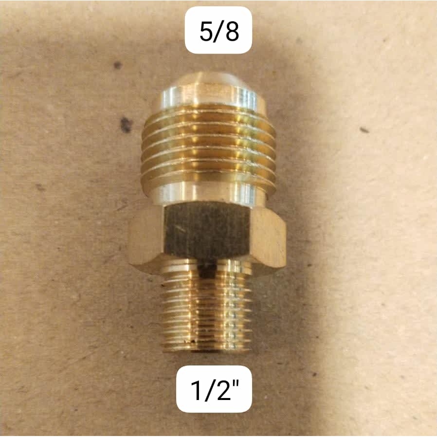 DOUBLE NEPEL 1/2 X 5/8 FLARING UNTUK AC