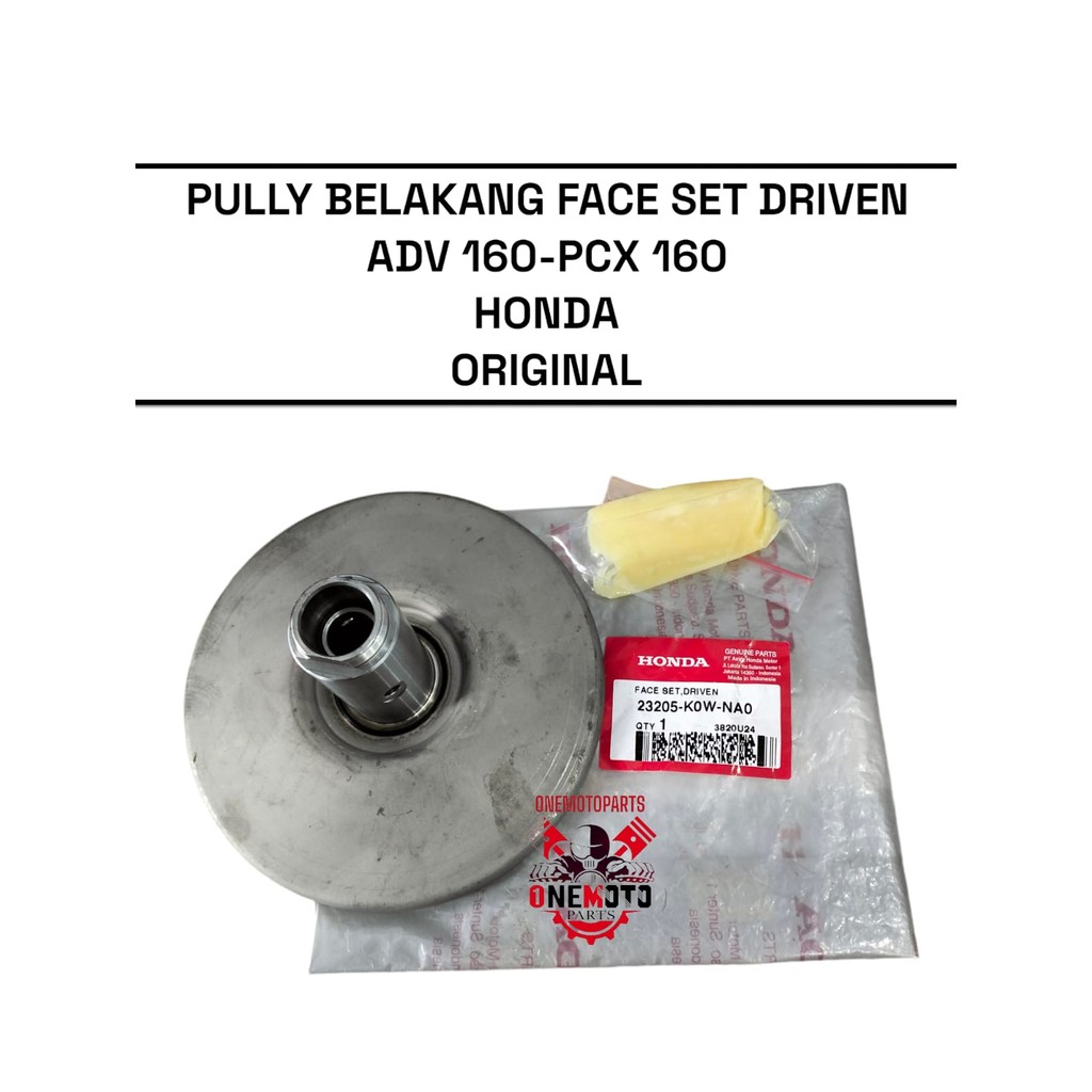 PULLY BELAKANG FACE SET DRIVEN ADV 160 PCX 160 HONDA ORIGINAL