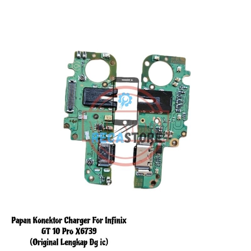 Flexibel Konektor Charger / Papan Con Cas Infinix GT 10 Pro X6739 Original ( RECA )