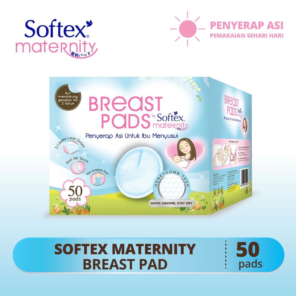 Softex Maternity Breast Pads 50 Pads