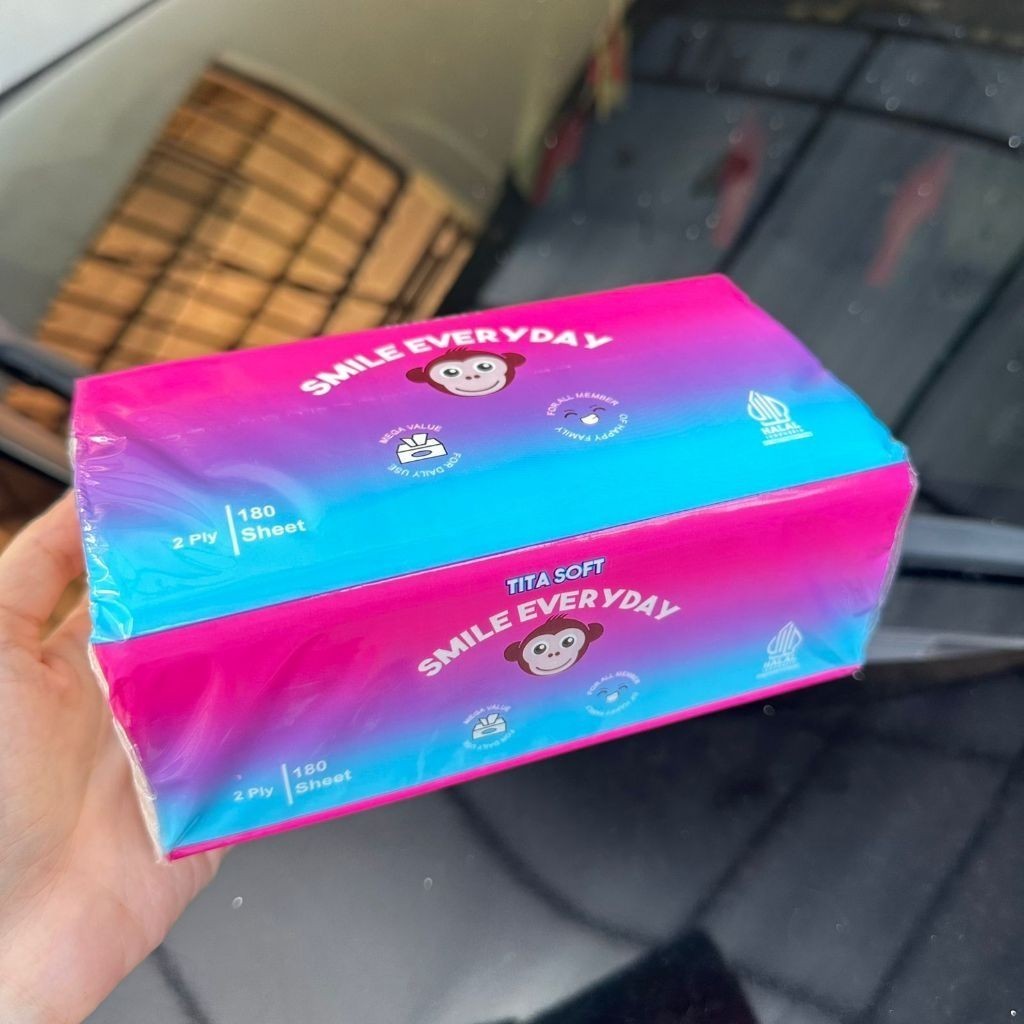 T33 - REC FACIAL TISSUE / Tissue TitaSoft 180 Sheet / TISU WAJAH KECANTIKAN TERMURAH / TISU PREMIUM 