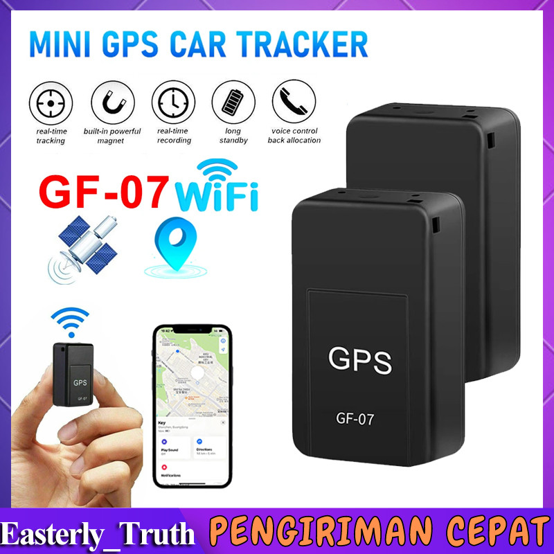 Pelacak Pintar GPS Mini Tracker Mini GPS Tracker GSM Recording Voice GF07