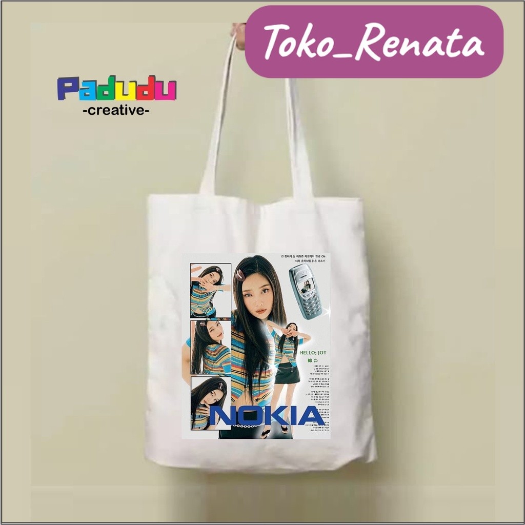 totebag Vintage Retro nokia poster Tas Wanita | Pria Aesthetic RESLETING Tas Blacu