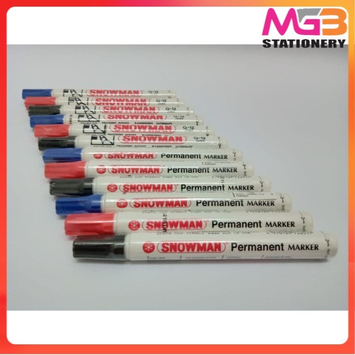 

Spidol Snowman PERMANEN G12 - MTKS
