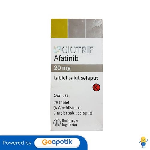 Giotrif 20 Mg Box 28 Tablet