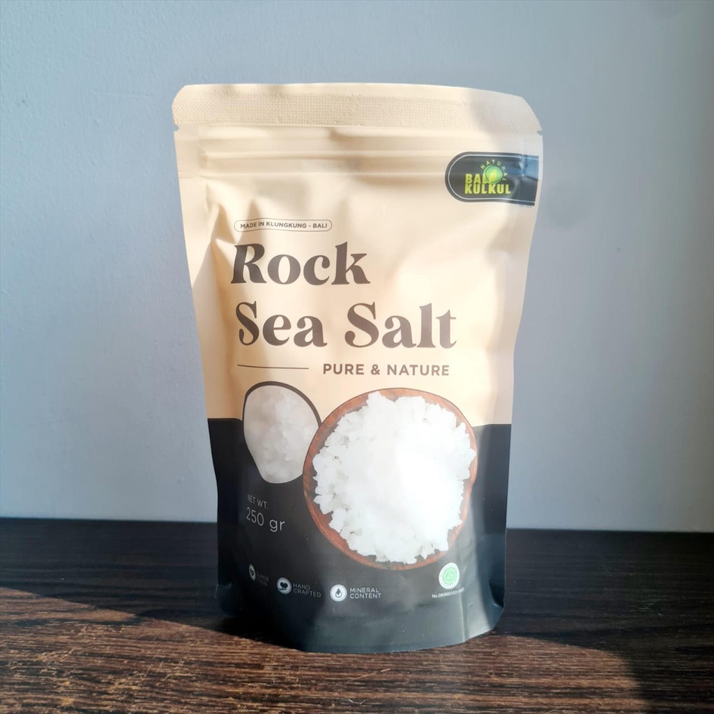 

Bali Kulkul - Organic Sea Salt ( Rock ) 250g Garam Laut Kasar Krosok