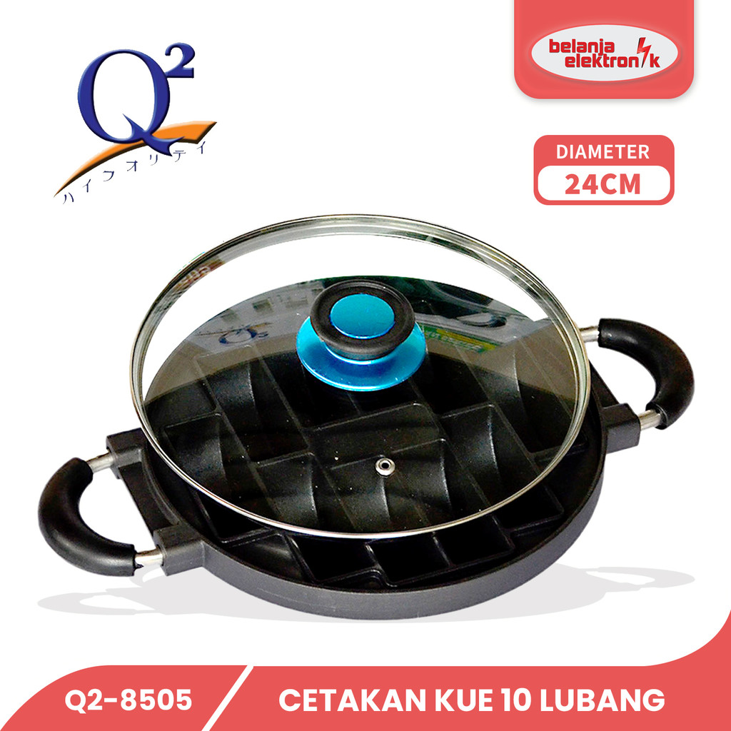 CETAKAN KUE PUKIS 10 LUBANG  CEKUNG Q2-8505 / 7 LUBANG DATAR TAKOYAKI DORAYAKI MARTABAK TUTUP KACA Q