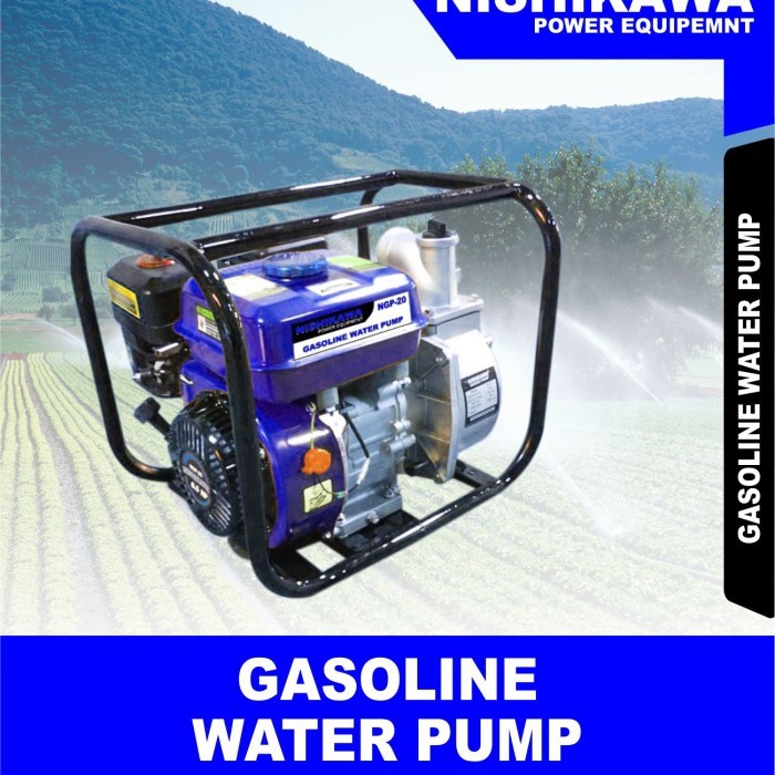 Gasoline Pump Mesin Pomp aAir Akon Sawah NISHIKAWA NGP20 2inch  NGP20 GX 200