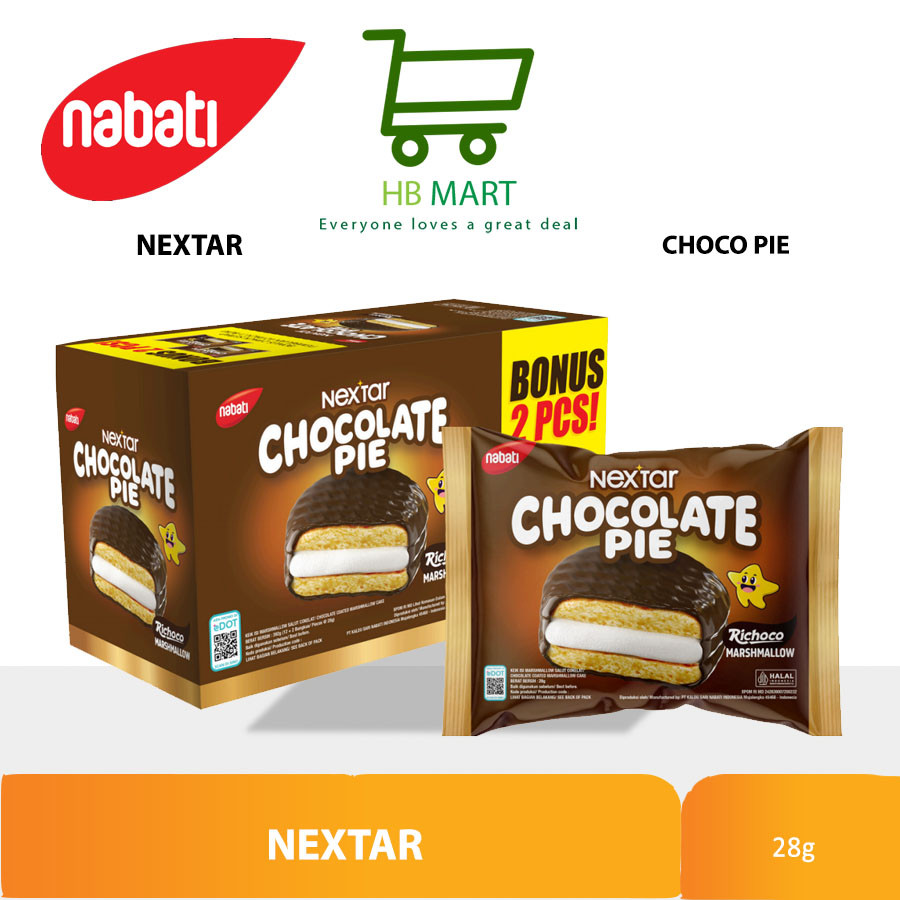 

NEXTAR CHOCOLATE PIE 28 Gram Cake Bikin Nagih Yang Melting Di Mulut Kamu