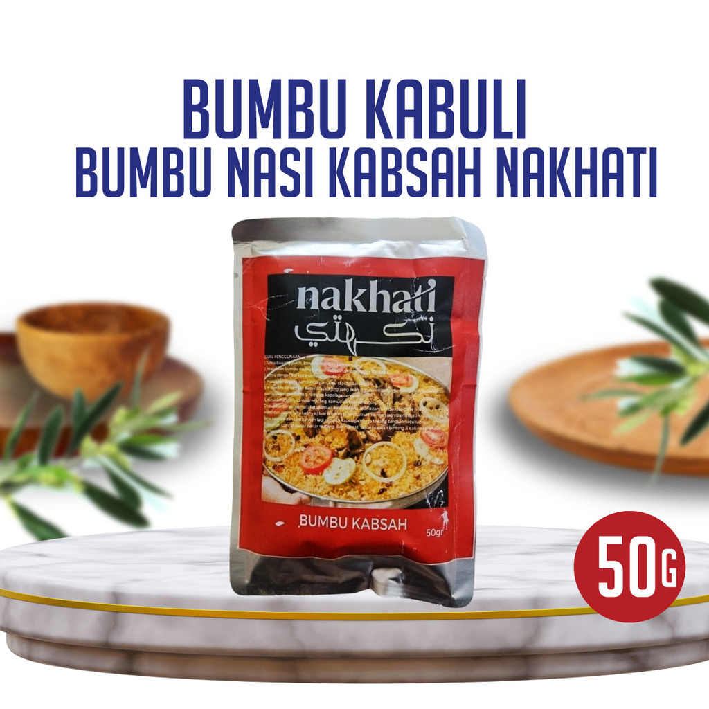 

Bumbu Instan Nasi Kabsah 50g - Nakhati