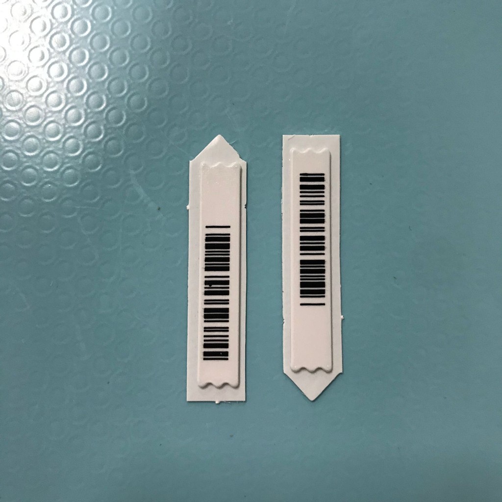 

2000 Pieces/Lot 58KHz Anti-theft Magnetic Soft Label Supermarket Store Products Bar Code Tag EAS Security Anti-Theft