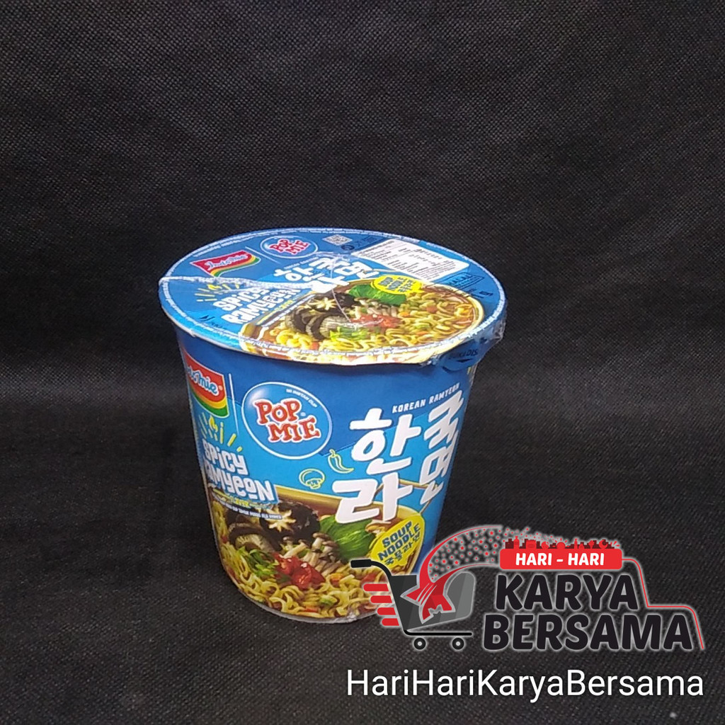 

POP MIE CUP SPICY RAMYEON KOREAN SOUP RAMYEON FLAVOR 71GR