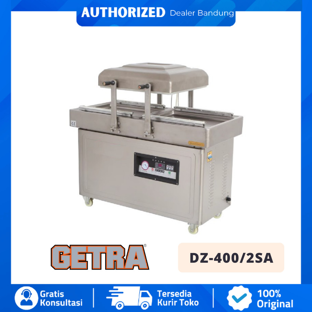 GETRA DZ 400/2SA DZ-400/2SA VACUUM SEALER MESIN VAKUM PLASTIK KEMASAN