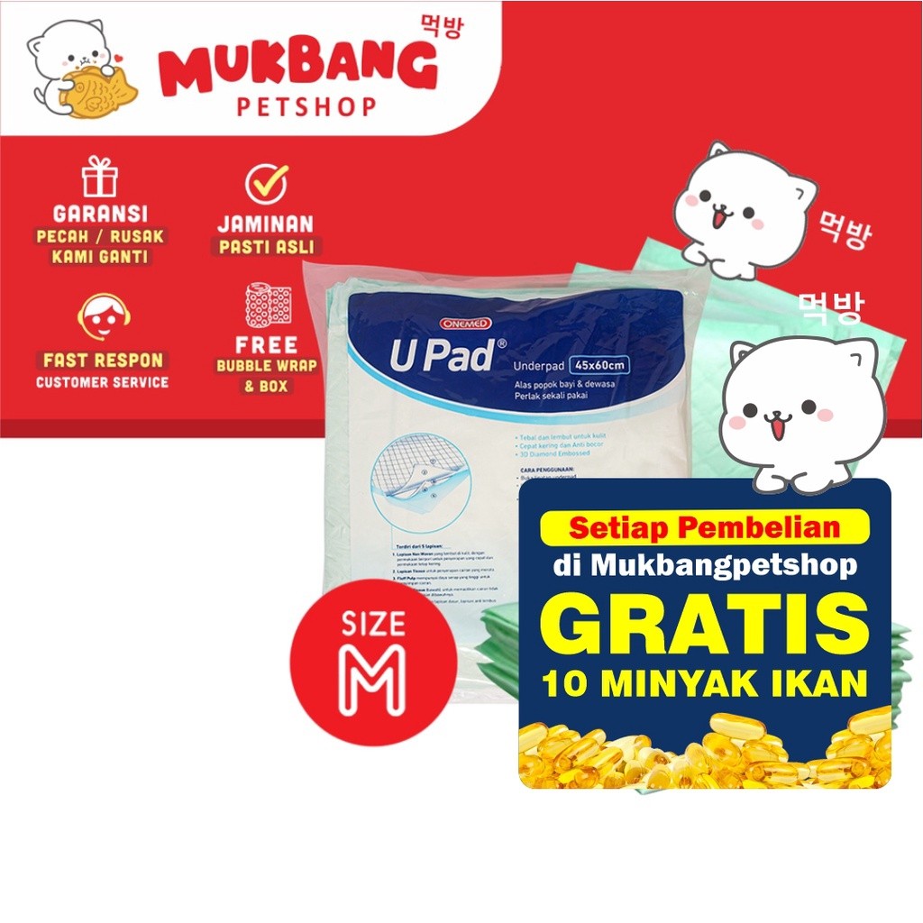 Underpad Tranning Size M 1 pcs Pad Pet Toilet Portable Alas Pipis Poop Kucing Anjing Perlak Tatakan 