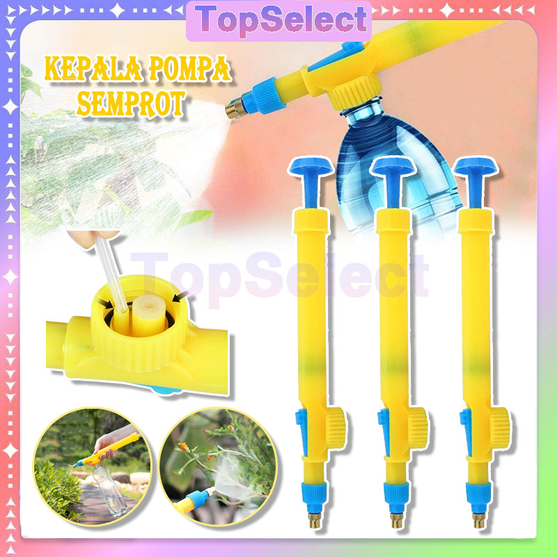 Kepala Pompa Semprotan Air Tanaman Jet Spray Mandi / Kepala Ssprayer Botol Manual Semprot/Kepala Pom