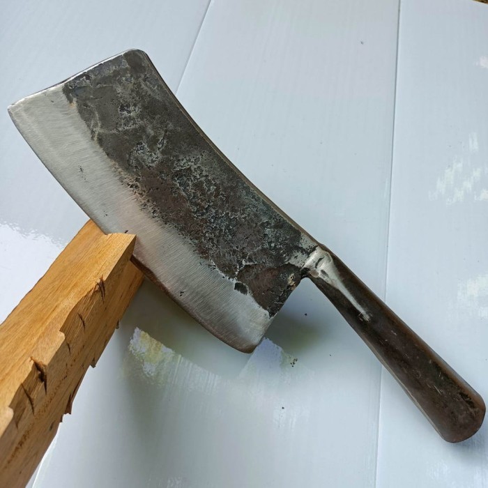 pisau golok cacah tulang pisau daging pisau dapur baja tebal