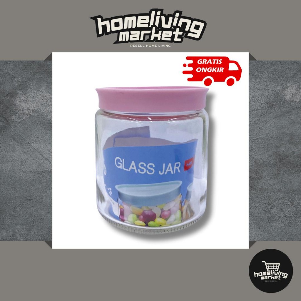 HLM [COD] Toples Jar Kaca - Toples Jar Kaca Permen - Toples Jar Kaca Bumbu