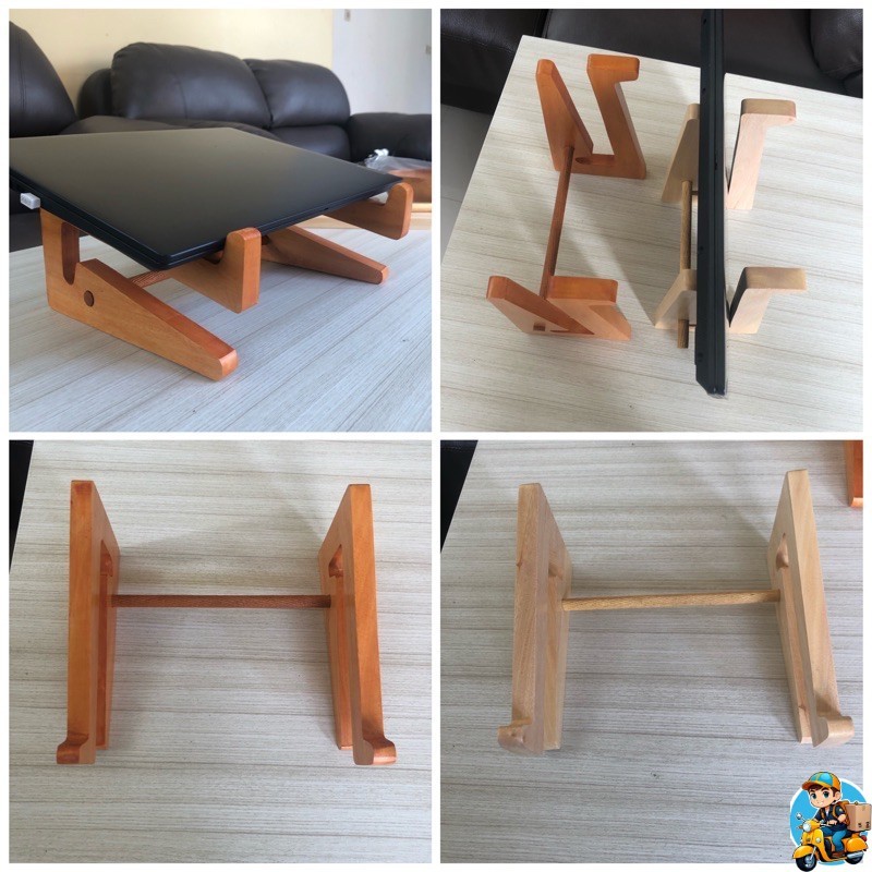 Meja Laptop Tempat Laptop Stand Laptop Kayu Tinggi