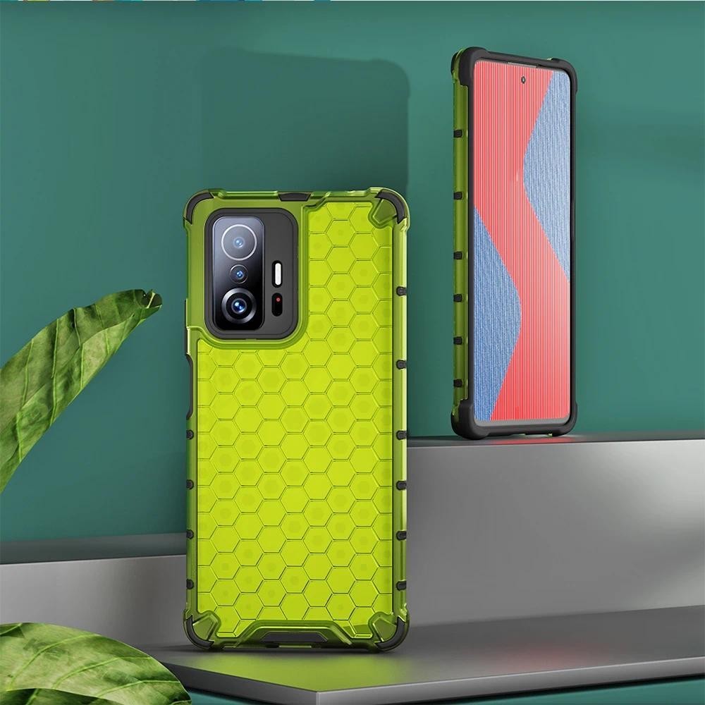 Casing Ponsel Baru Xiaomi Mi 11T 11T Pro 5G 11 Lite Hard Silicone Shockproof Armor semitransparan Ho