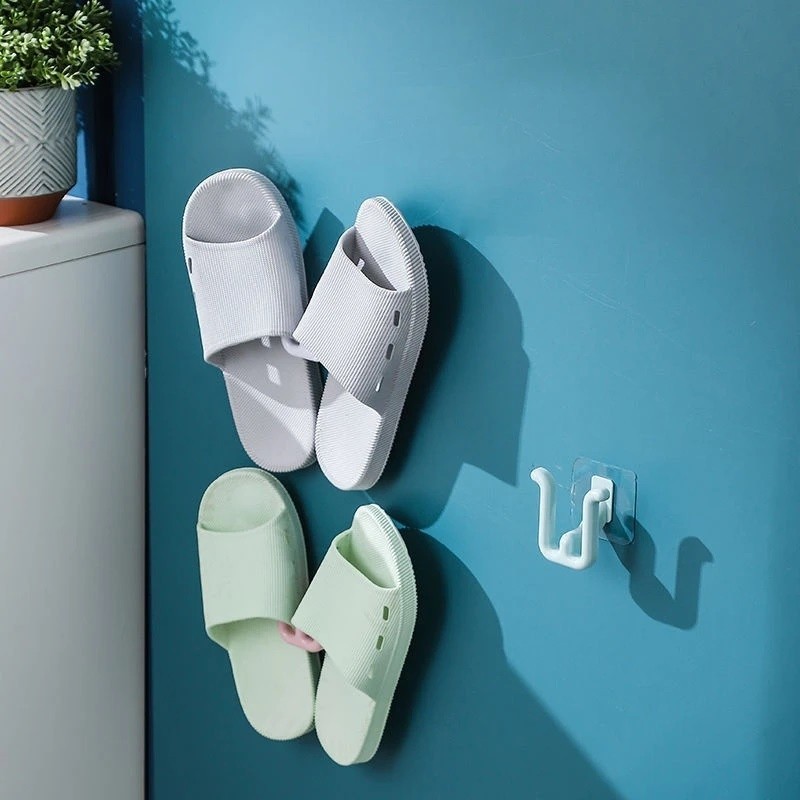 Berkat Gantungan Sandal Selop Tempel Dinding / Rak Sandal Kamar Mandi Rak Sepatu Tempel Dinding / Ga