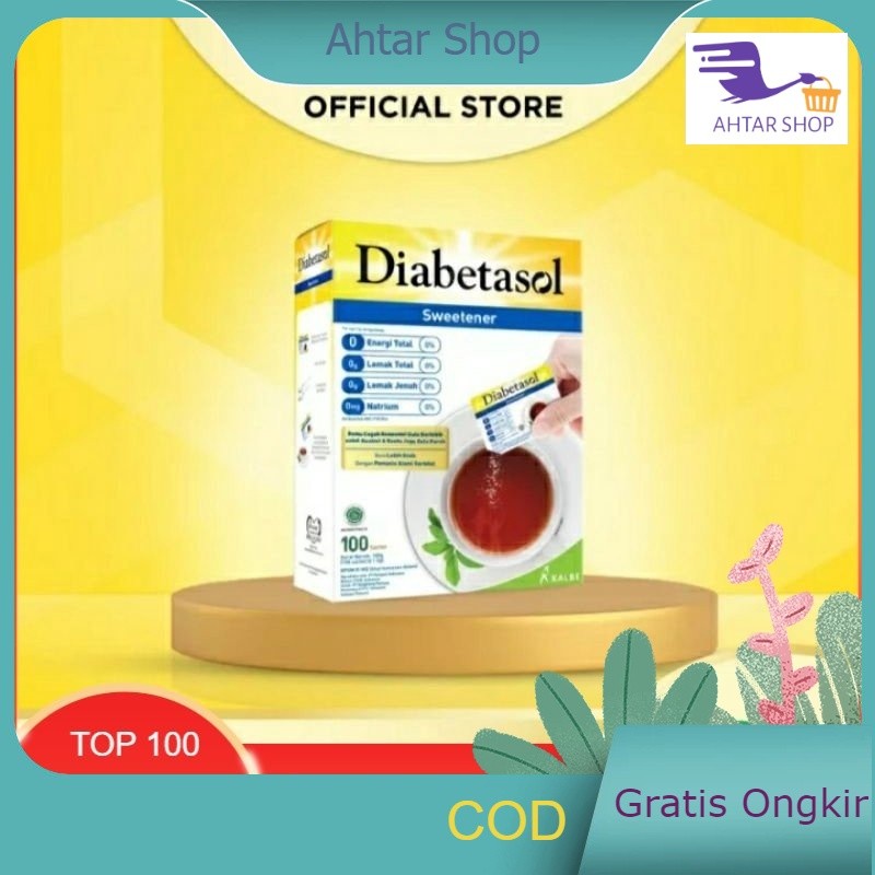 

Swetener Diabetasol isi 100 Sachet Gula Pemanis Tanpa Kalori No calories Untuk Diabetes dan Diet 25 50 Diabetasol Sweetener No Calories 25x1.5g adalah pengganti gula 0 kalori dengan sukralosa yang aman dan rasa tidak berubah pada suhu panas dan dingin