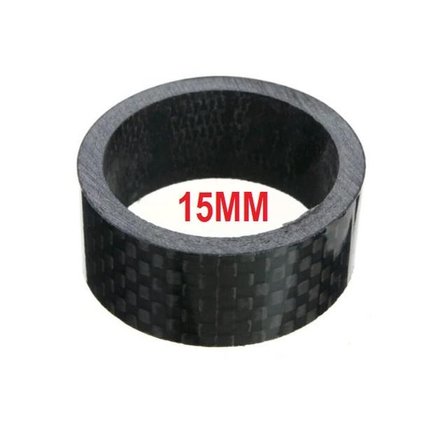 RING SPACER CARBON 15mm KARBON FORK headset stem 15 mm sepeda gunung lipat roadbike rb mtb - Warna