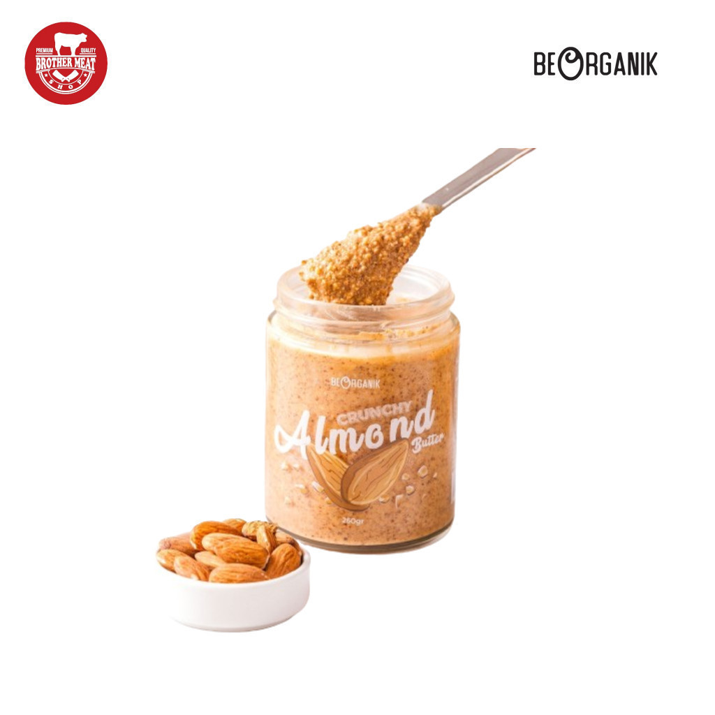 

BeOrganik Roasted Almond Butter / Selai Almond 260gr, Brothermeatshop