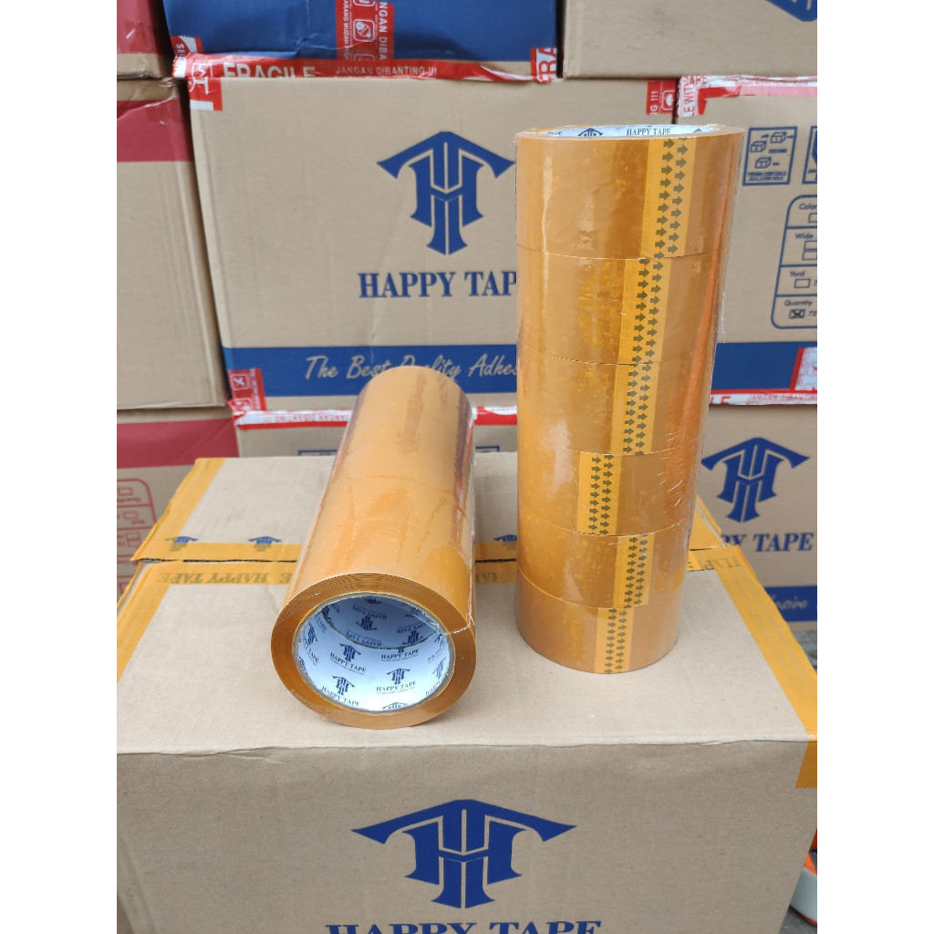 

lakban bening/coklat 45x90yard setara daimaru