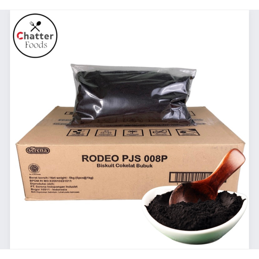 

SERENA Rodeo pjs 5x1kg / TEPUNG Cokelat / Bubuk Coklat Utuh / 1 dus 5 kg / Halal