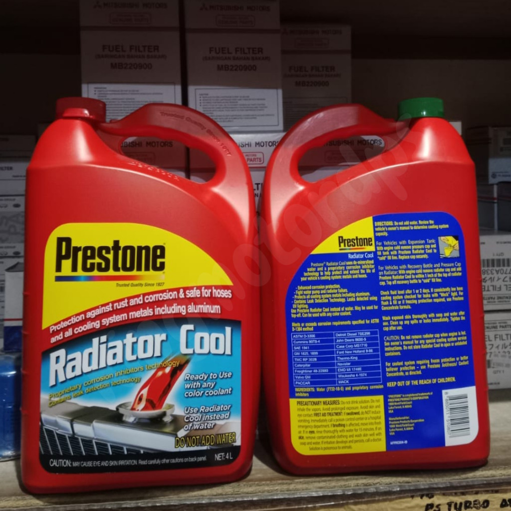 KMD| Air Radiator/ Radiator Coolant /Air Coolant Prestone 4Liter