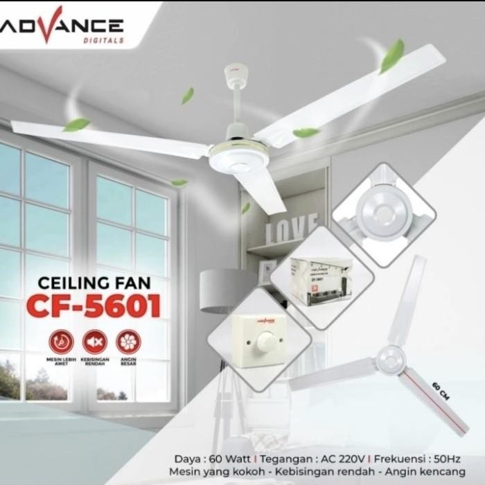 Advance Ceiling Fan 56" CF 5602 Kipas Angin Gantung 56 Inch CF 5601 - CF-5601