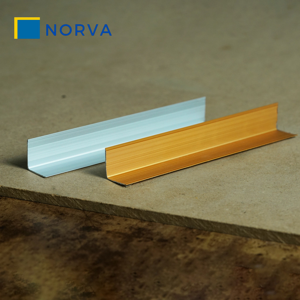List siku L tile trim alumunium plat gold silver 3 meter 1,8 meter