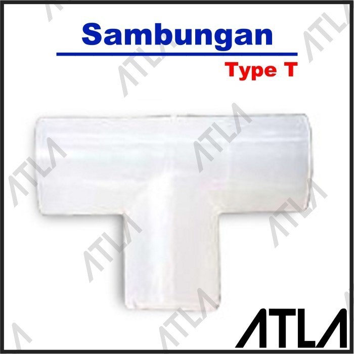 Paket 50 Sambungan Pipa Bentuk T Sok Keni Paralon Konektor Knee Tee Aquarium Akuarium Aquascape Beni