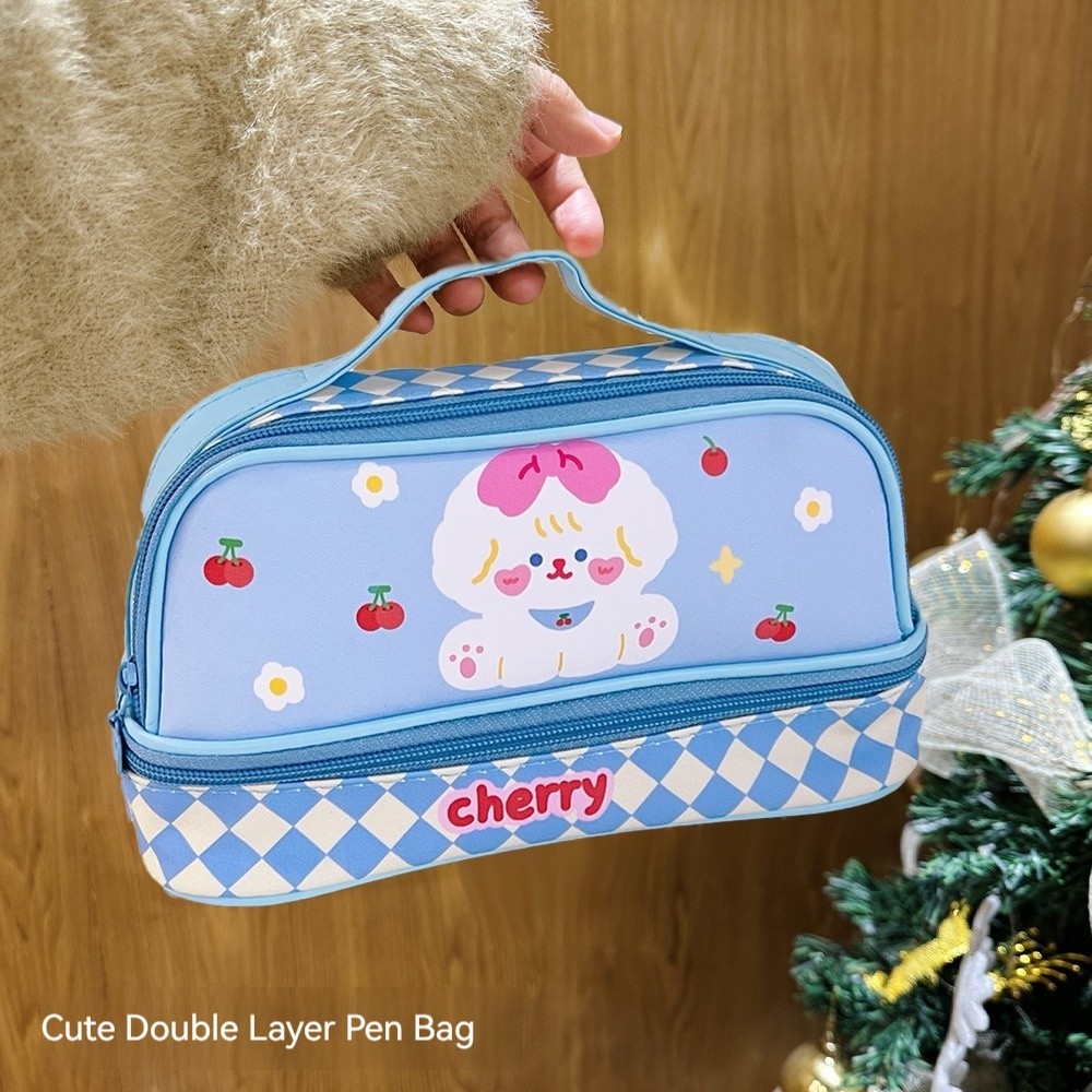 

JAMIN MURAH !!!Tempat Pensil Kapasitas Besar Berlapis Ganda Kawaii Pensil Case Tas Pensil Murid(BISA LANGSUNG ORDER)