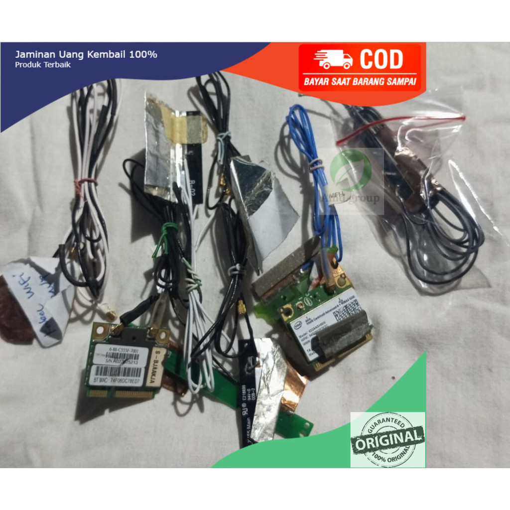 KABEL ANTENA WIFI CARD COPOTAN DARI LAPTOP kabel antena WiFi original copotan good condition