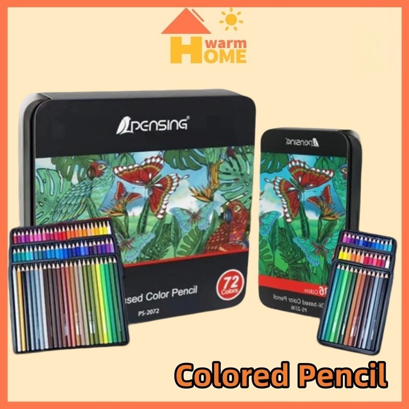 

36/72 Colors Professional Color Lead OilColor Set Colored Pencils Art Supplies Oil Pensil Warna Iron Tin Box SetCO